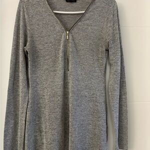 Dynamite Heather Gray Knit Top